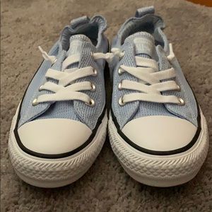 NWOT converse light blue beach sneakers